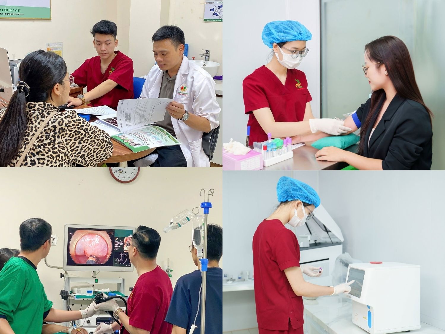 Phòng khám Đa khoa Tiêu hóa Việt thực hiện thăm khám và nội soi theo các bước chuẩn Y khoa