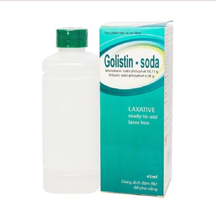 Golistin Soda giúp kích thích nhuận tràng, hỗ trợ làm sạch ruột trước khi nội soi