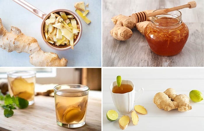 Gừng được sử dụng thành nhiều cách khác nhau để trị trào ngược dạ dày