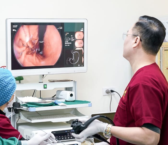 Hình ảnh đại tràng viêm cấp rõ ràng được hiện ra sau nội soi