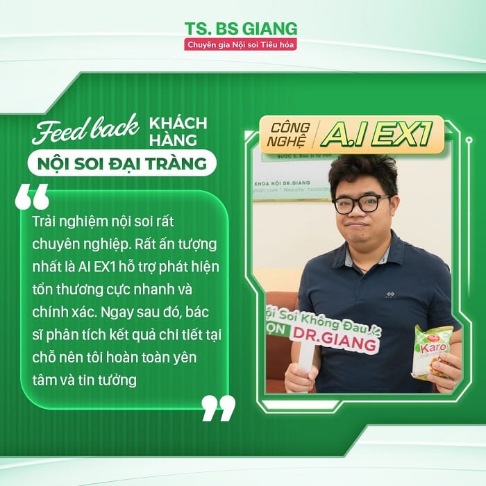 Khách hàng được trải nghiệm công nghệ nội soi hiện đại