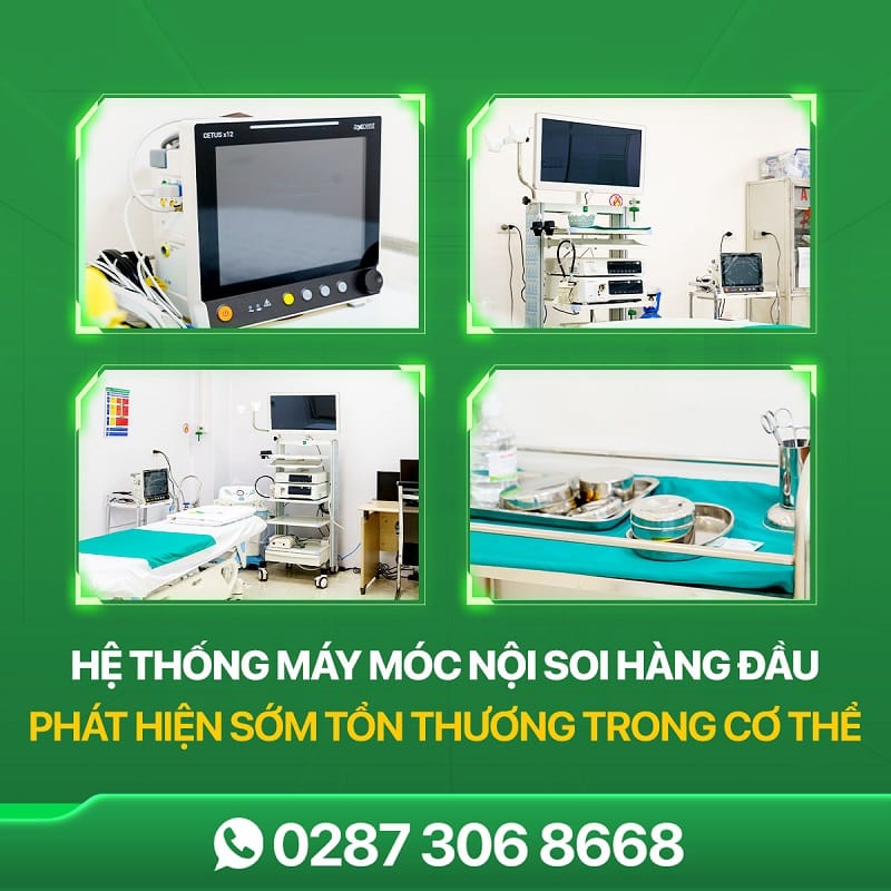 Hệ thống máy móc nội soi tiên tiến, hiện đại hàng đầu hiện nay