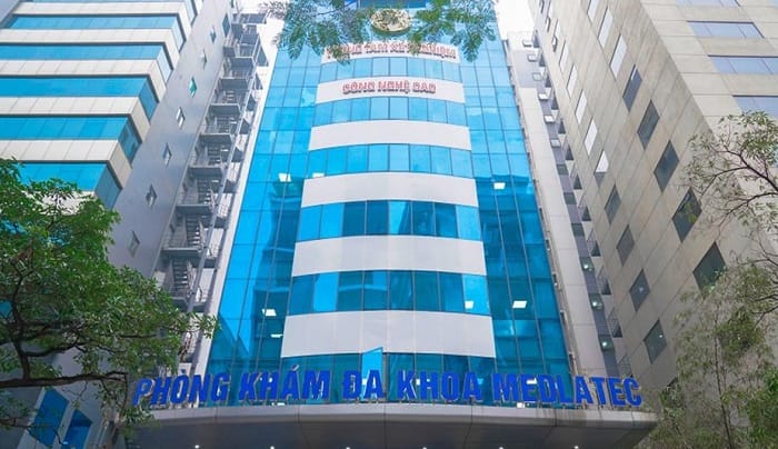 Phòng khám Đa khoa Medlatec có nhiều cơ sở tại Hà Nội