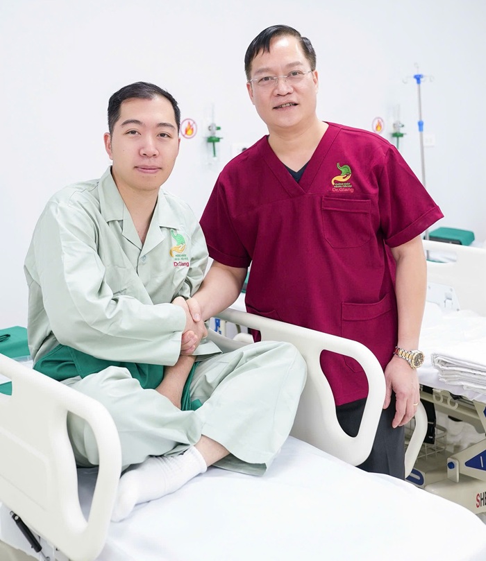 Bệnh nhân hồi phục nhanh sau khi mổ nội soi dạ dày