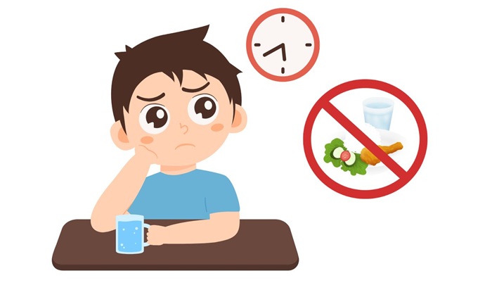 Trẻ cần nhịn ăn uống theo chỉ định trước khi nội soi dạ dày