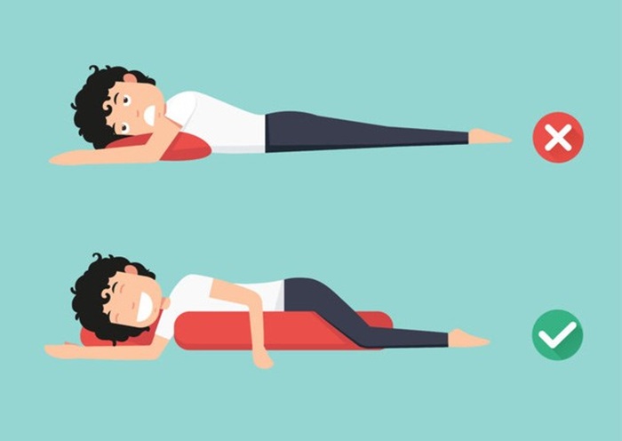 Tránh nằm nghiêng bên phải khi trào ngược