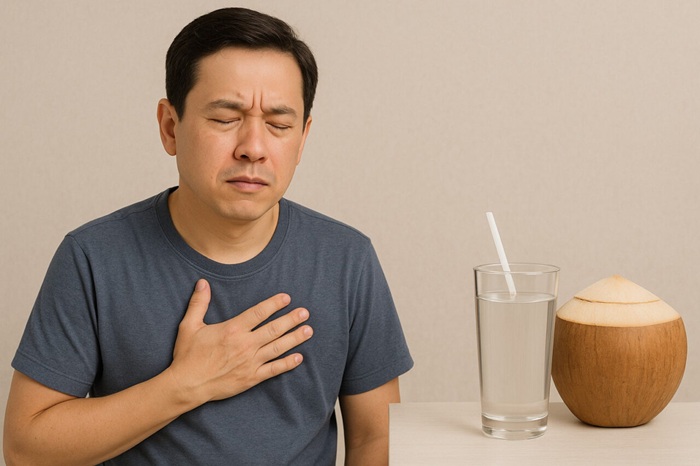 Trào ngược dạ dày uống nước dừa được không