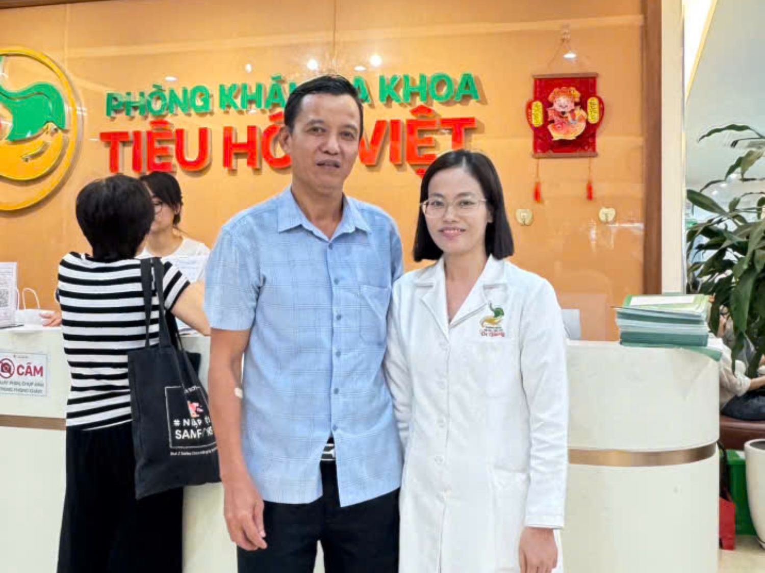 Chú Trần Văn Bình đến khám sức khỏe tiêu hóa tại Phòng khám Đa khoa Tiêu hóa Việt