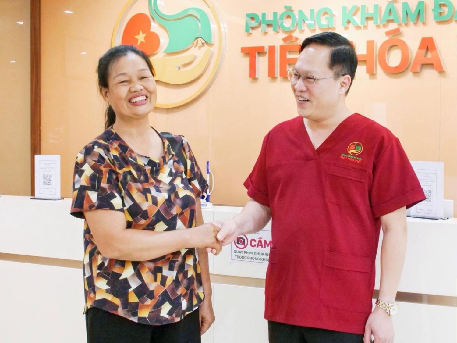 Cô Nguyễn Thị Thanh (Bắc Giang) chủ động đến Phòng khám Đa khoa Tiêu Hóa Việt thăm khám