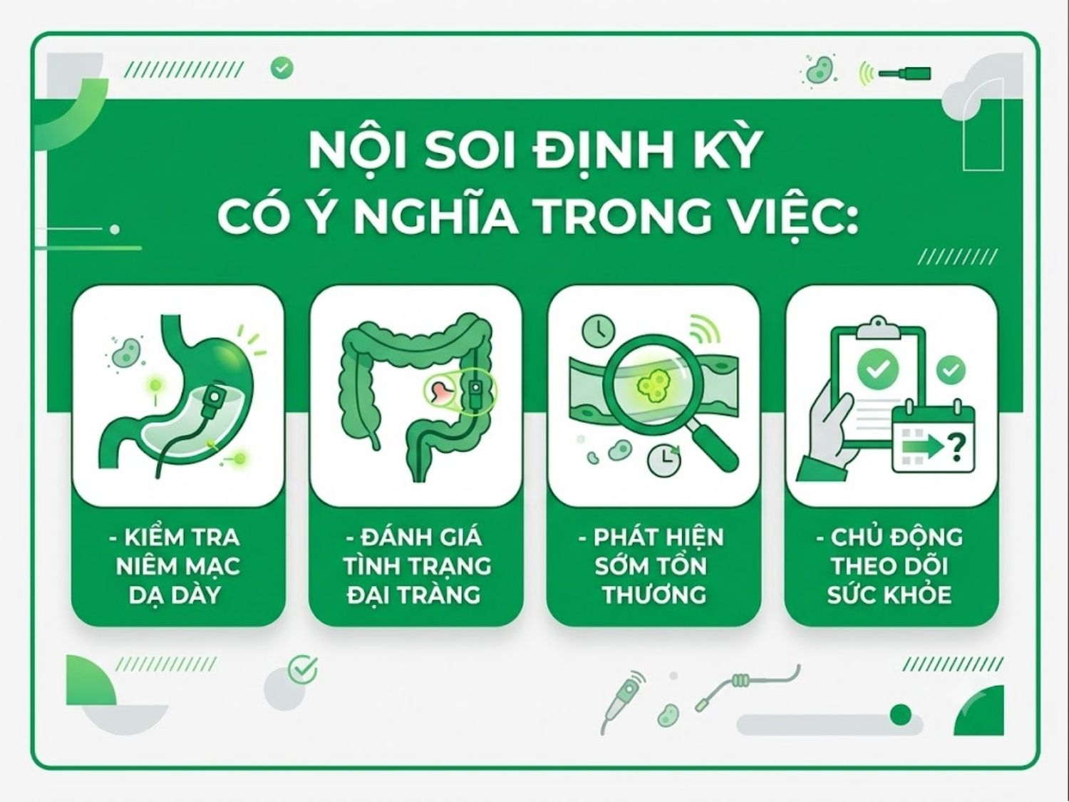 ảnh mô tả ý nghĩa của việc nội soi định kỳ