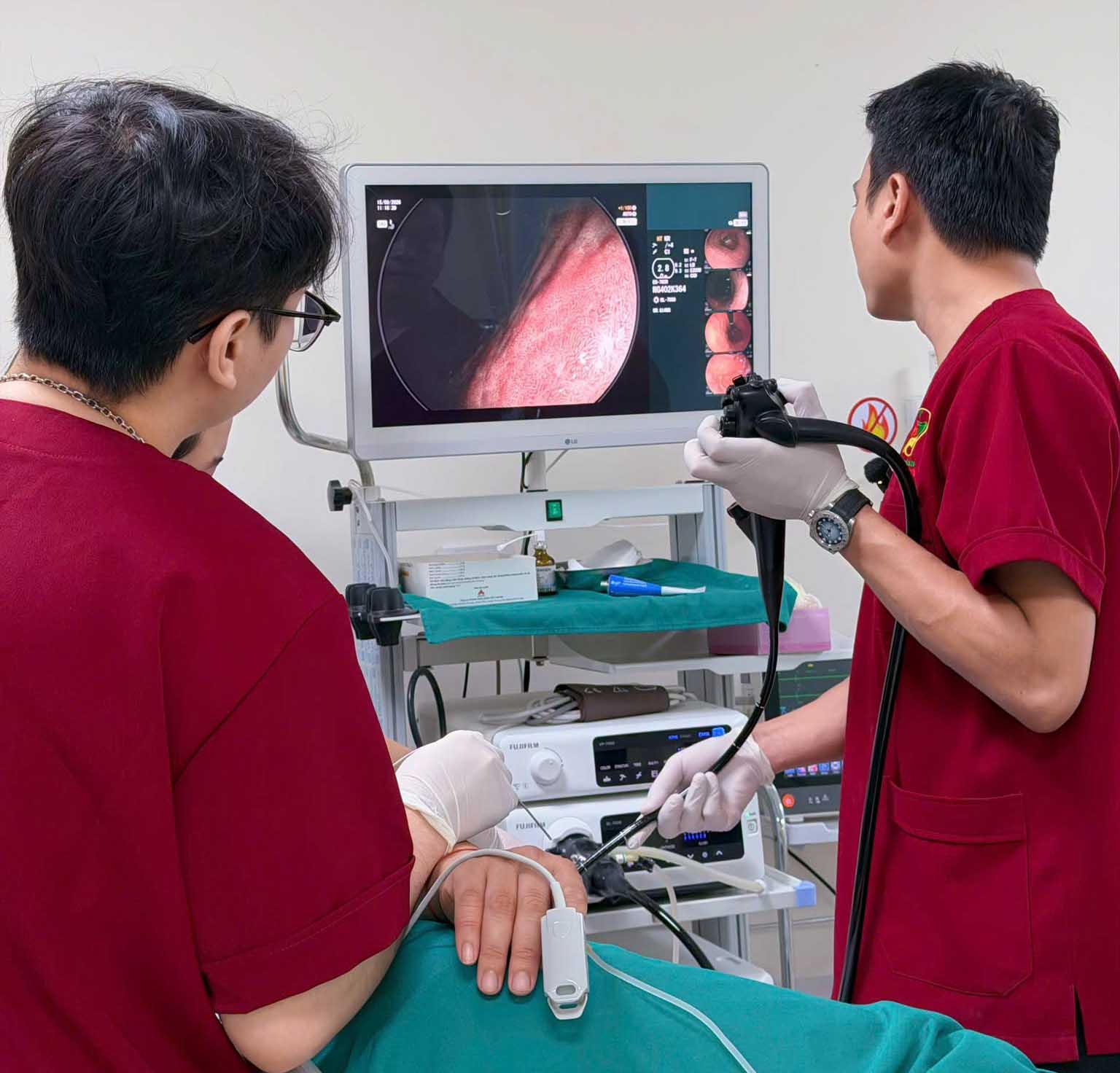 Quá trình nội soi nhẹ nhàng và êm ái