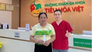 Cô Hồng nội soi dạ dày, đại tràng tại Tiêu hóa Việt vì táo bón nhiều ngày