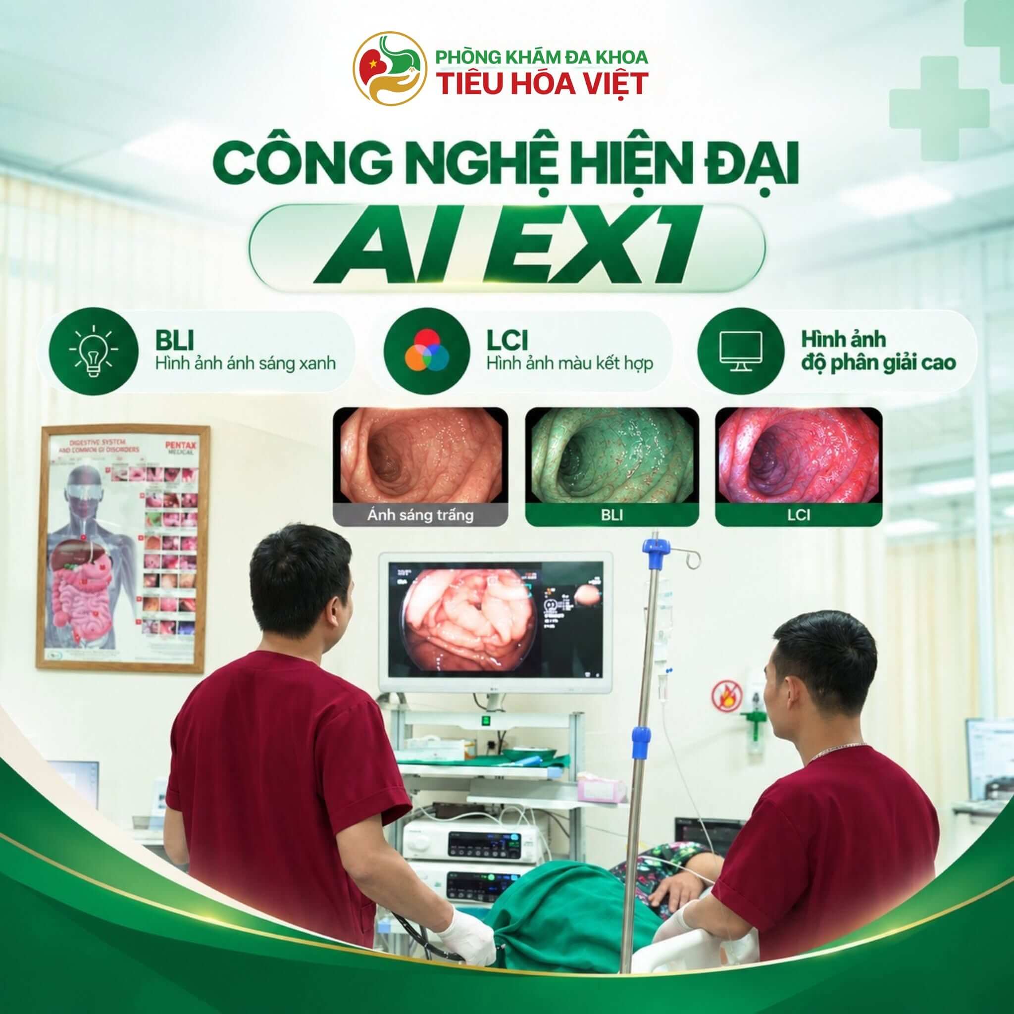 Tiêu hóa Việt ứng dụng nội soi bằng gây mê và không gây mê