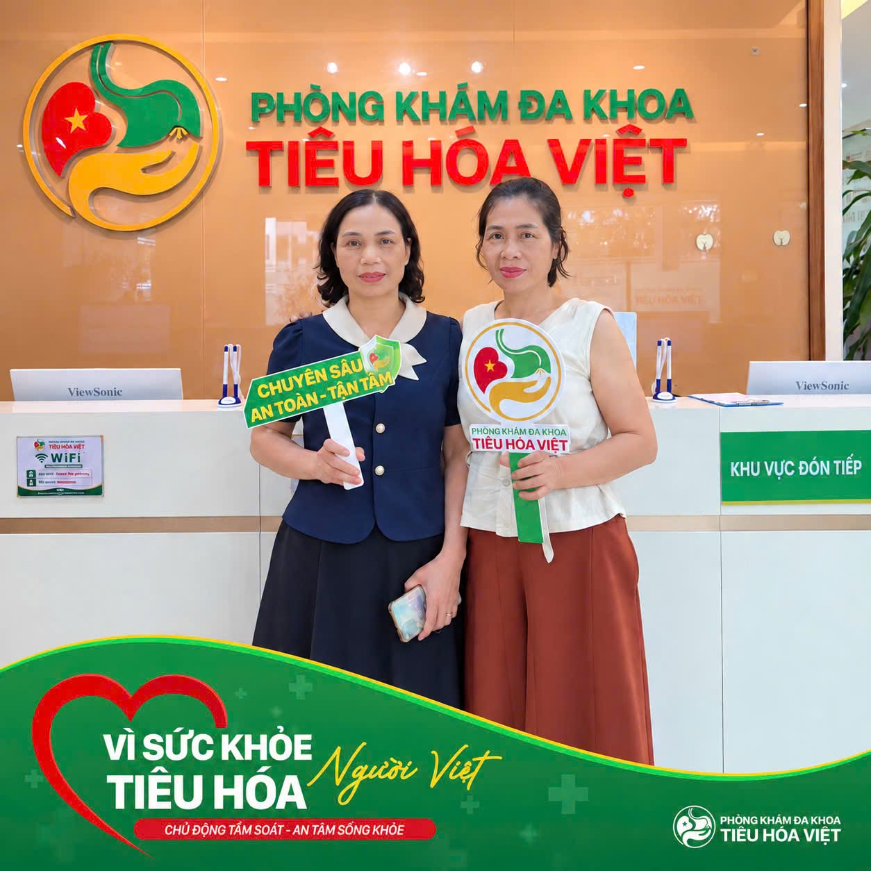 Khách hàng thực hiện Nội soi tại Tiêu hóa Việt được thực hiện dịch vụ an toàn, tận tâm